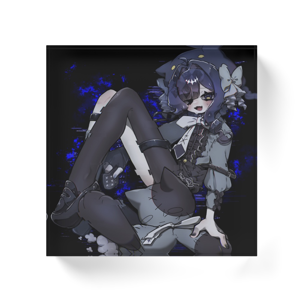 猫ノ悪戯/不安ト無 アクリルブロック