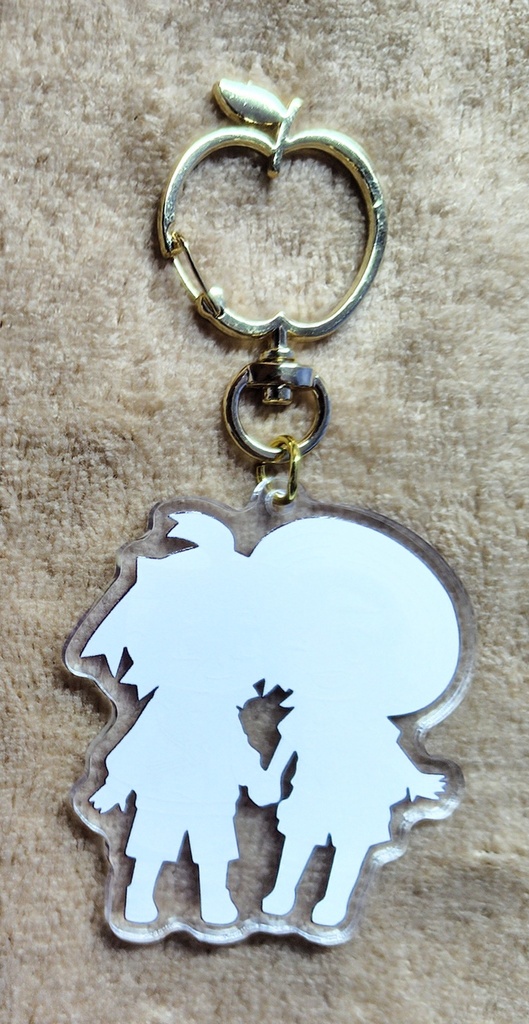 手を繋ぐスグアオアクキー(グレープ制服アオイ)