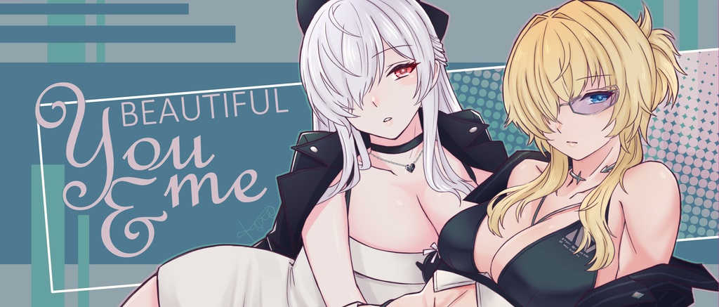 Beautiful you&me フェイスタオル