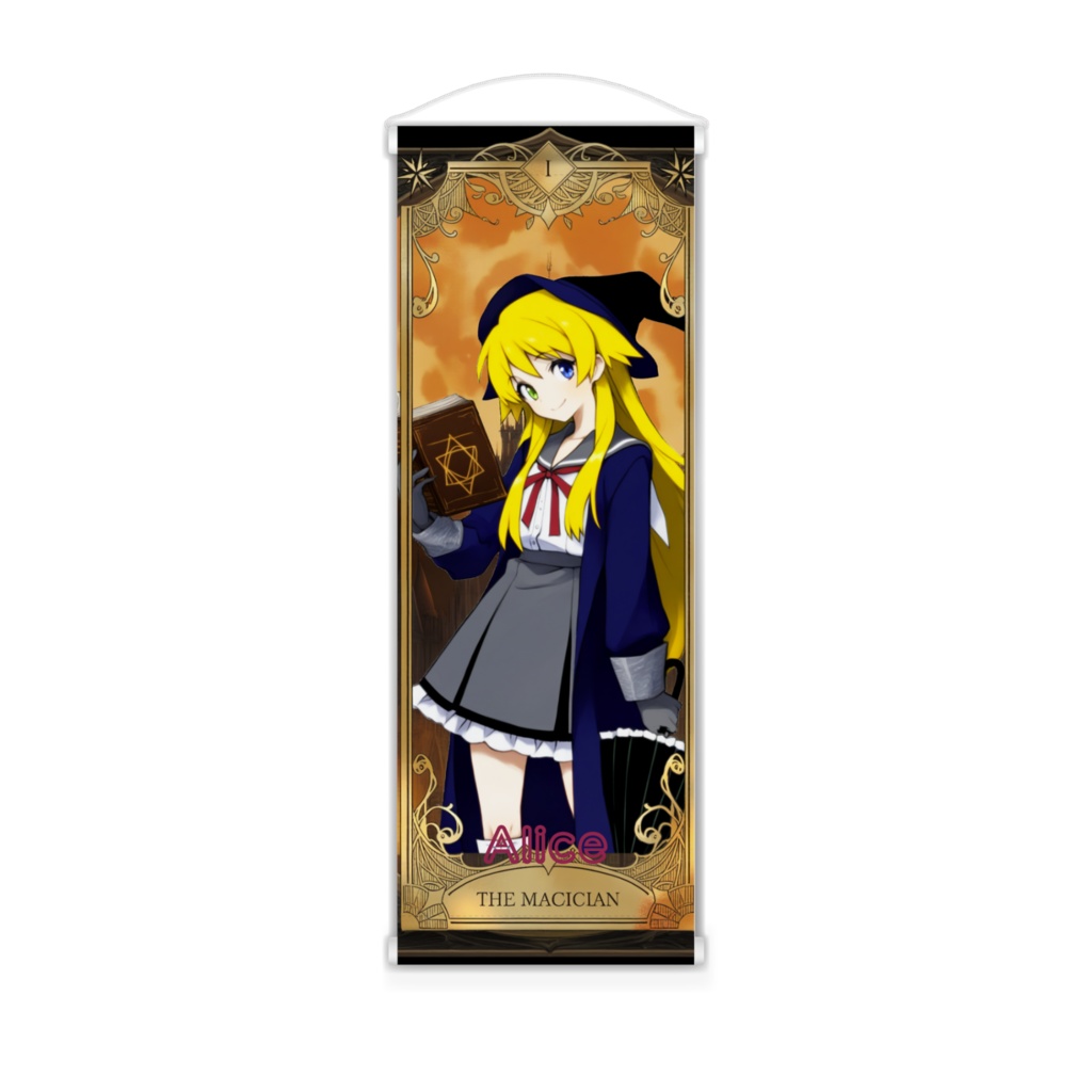 アリス/タロット風ミニタペストリー