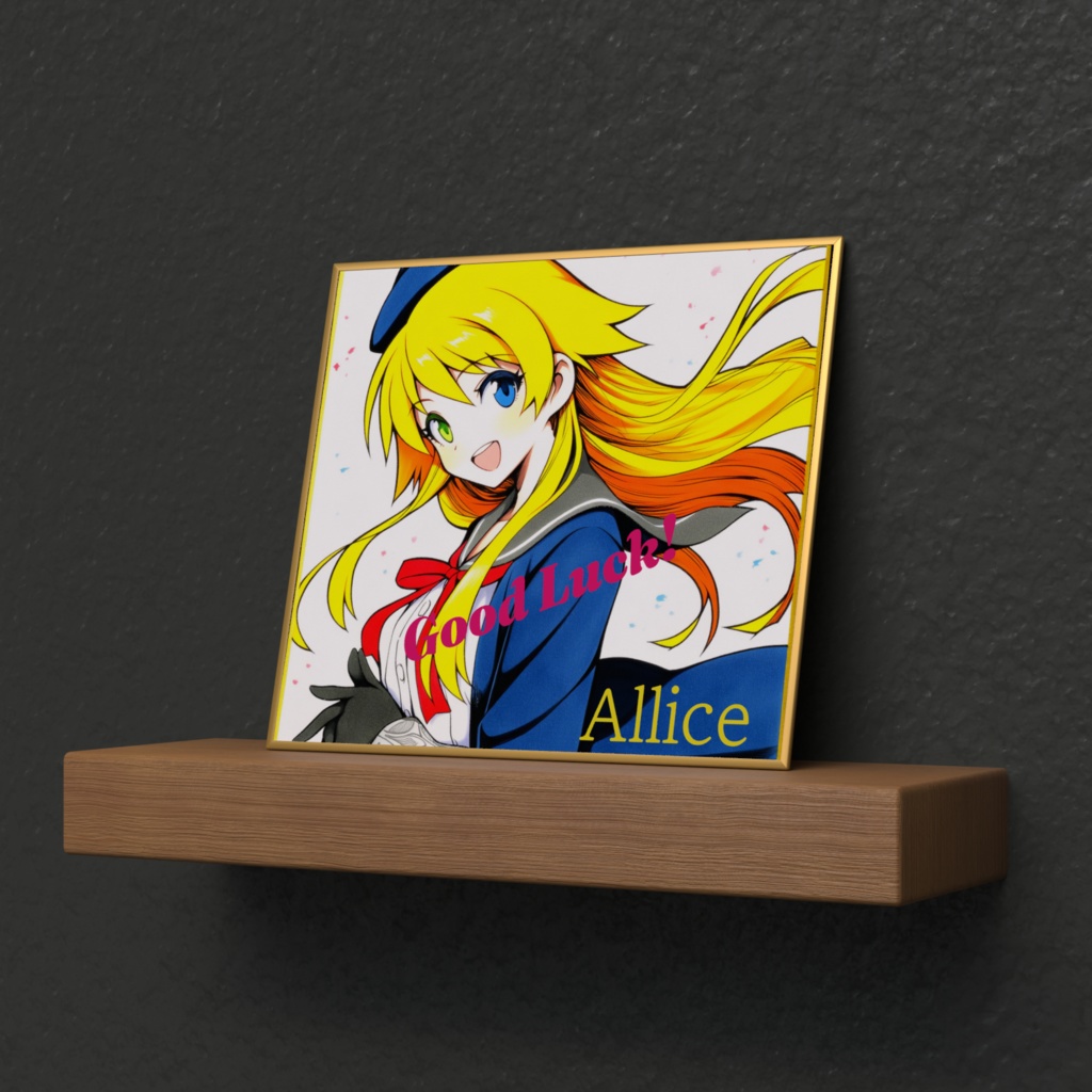 アリス/ミニ色紙