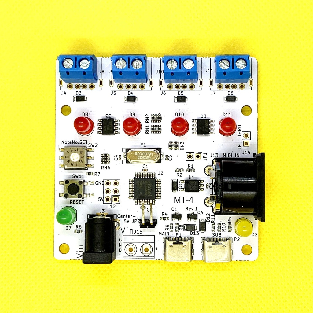 MT-4/MIDI to Transistor switch 4port