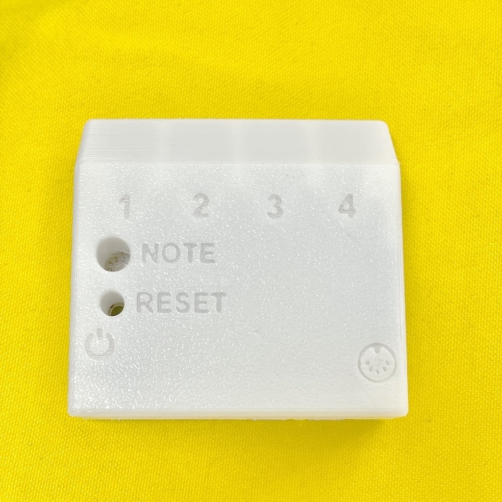 MIDI/USBスイッチトランスレーター MU-4 リニューアル外装試作β0.2