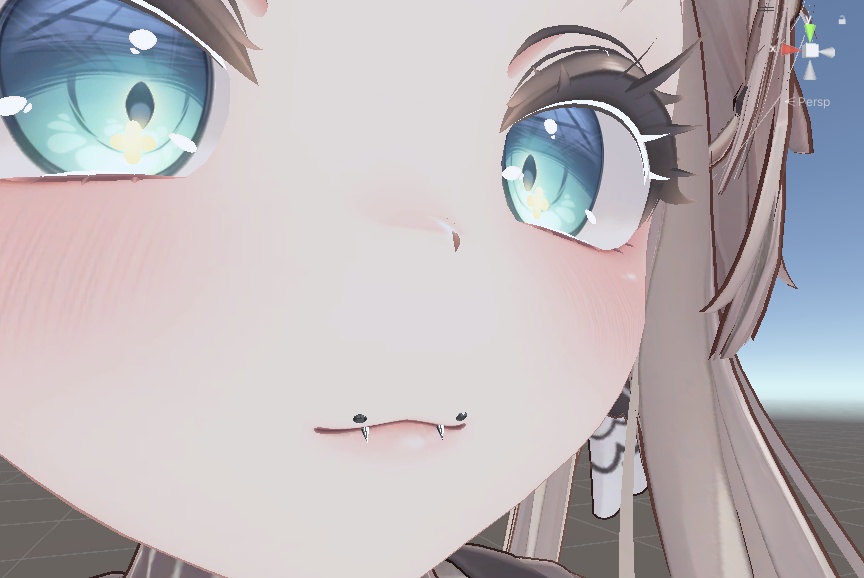 【6アバター対応】 Airi Venomous Lip Piercing / 愛莉 ヴェノマス・リップ・ピアス