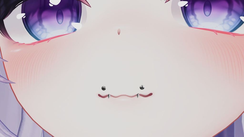 【6アバター対応】 Airi Venomous Lip Piercing / 愛莉 ヴェノマス・リップ・ピアス