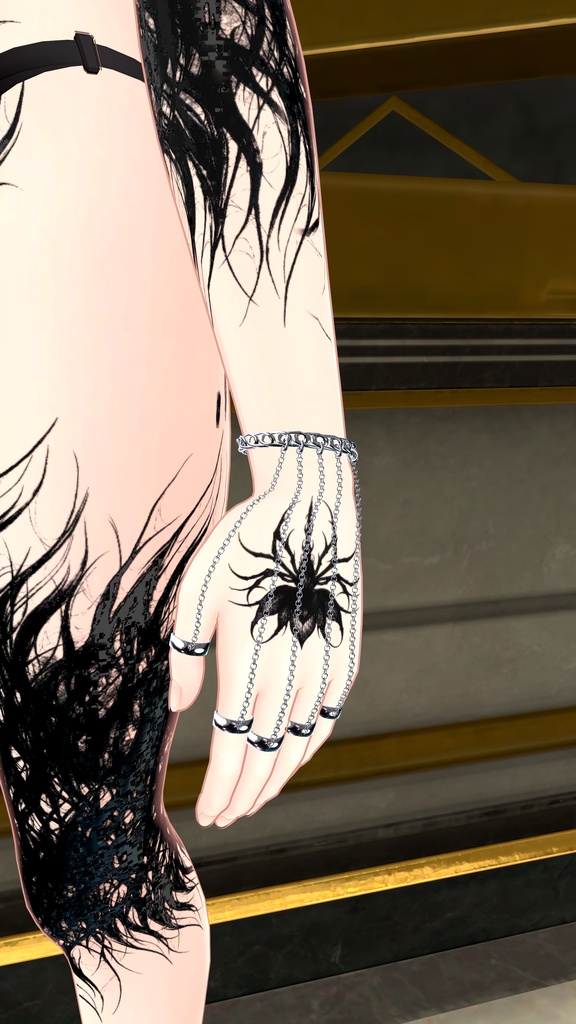 MINASE Hand Chain Rings / 手のチェーンリングアクセサリー 水瀬 マヌカ⛓️