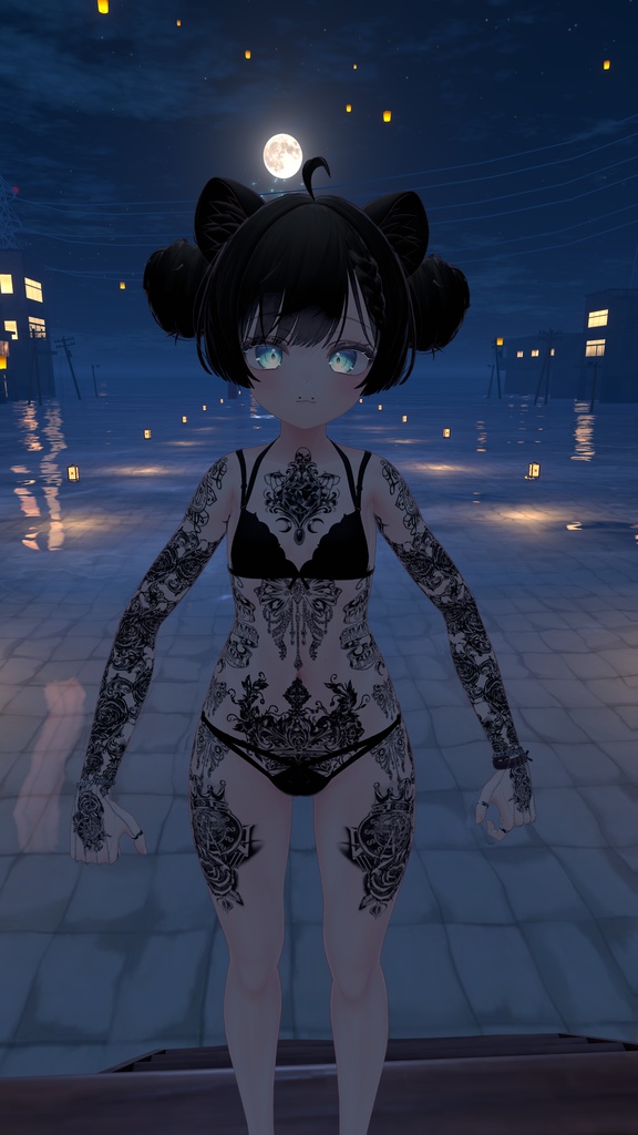 【4アバター対応】 Manuka Im Lucky Today Tattoos / 今日はラッキー タトゥー 「マヌカ」 4K HD 🍀