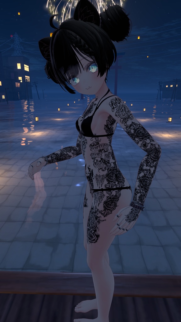 【4アバター対応】 Manuka Im Lucky Today Tattoos / 今日はラッキー タトゥー 「マヌカ」 4K HD 🍀