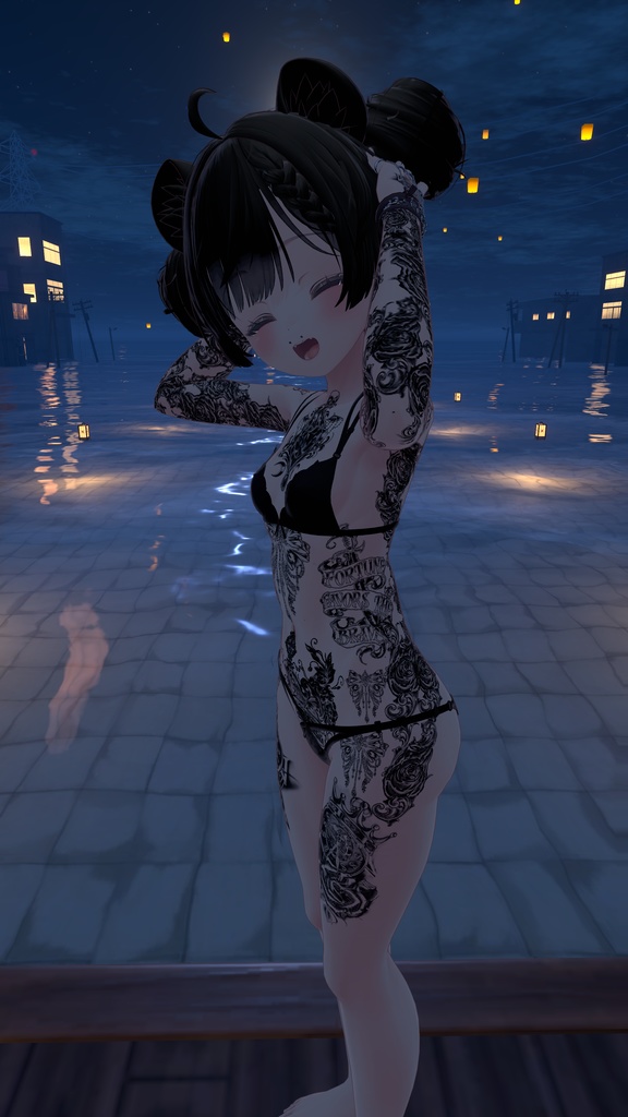 【4アバター対応】 Manuka Im Lucky Today Tattoos / 今日はラッキー タトゥー 「マヌカ」 4K HD 🍀