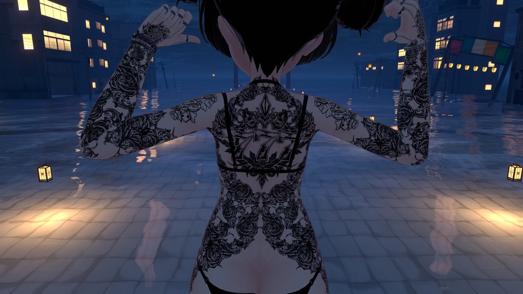 【4アバター対応】 Manuka Im Lucky Today Tattoos / 今日はラッキー タトゥー 「マヌカ」 4K HD 🍀