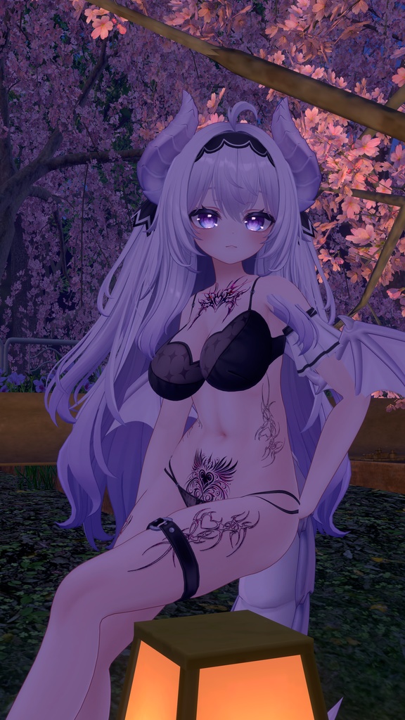 Delicated Succubus Tattoos / 繊細なサキュバスタトゥー HD 4K 🦇