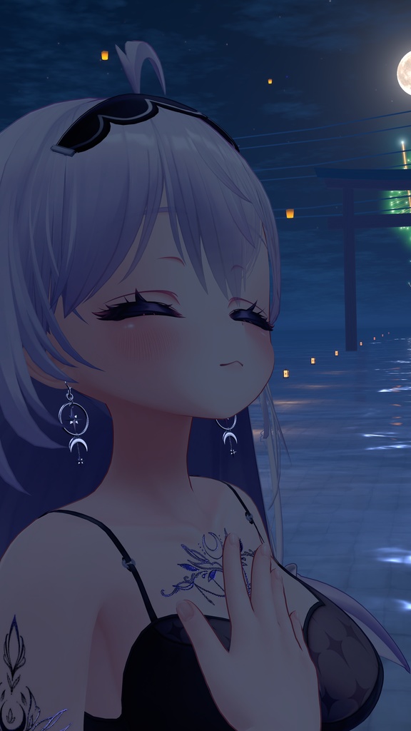 Lunar Earrings / 月のイヤリング ⚸