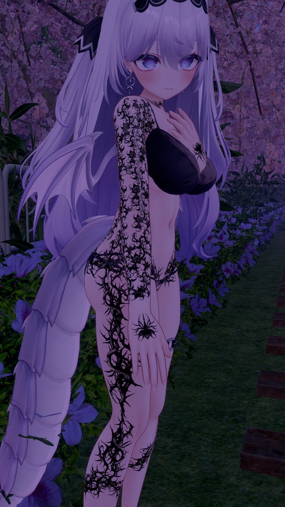 Painful Bloom Tattoo / 苦しみの開花 🌹 HD 4k