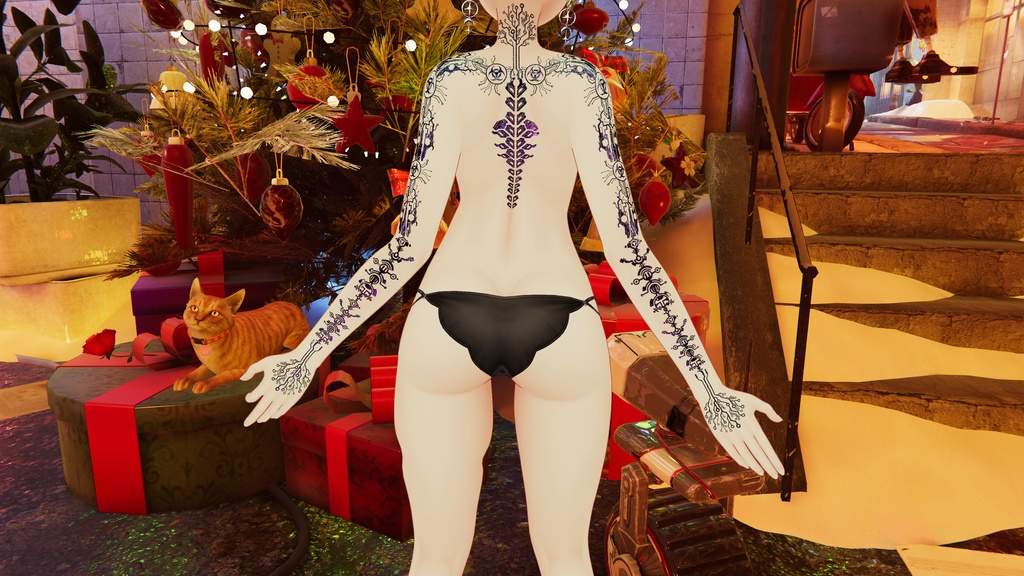 Cyber Acid Circuit Tattoos / サイバーアシッドサーキット ☢️ 4K HD