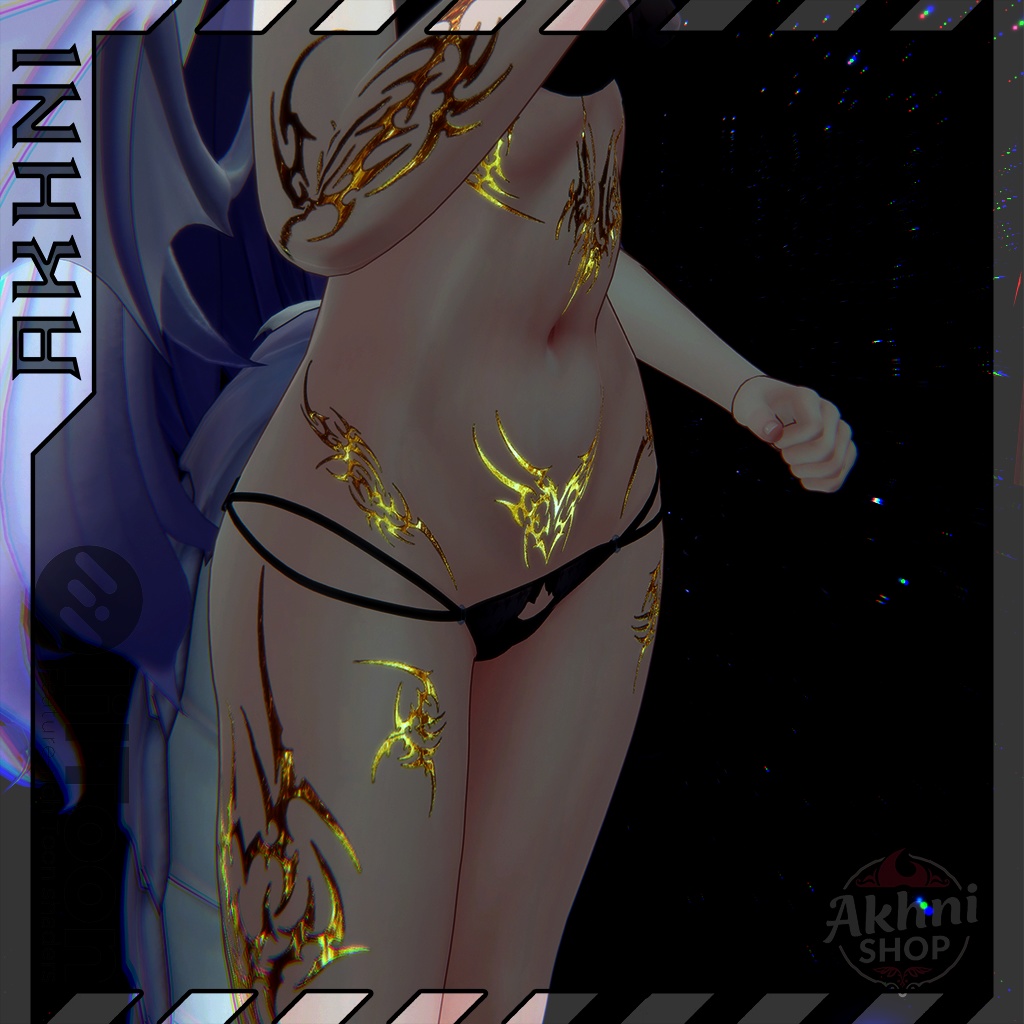 Vampire's Treasure Tattoos / ヴァンパイアの宝物タトゥー 🌟