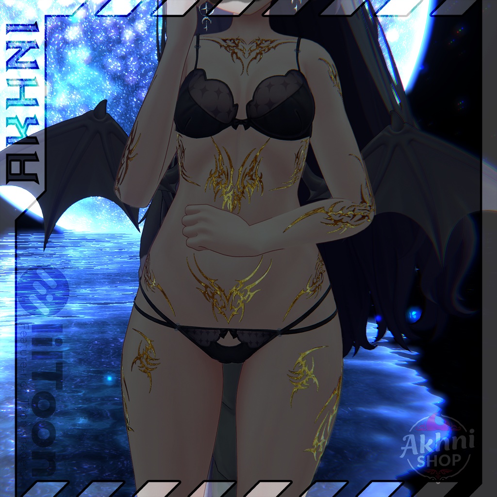 Vampire's Treasure Tattoos / ヴァンパイアの宝物タトゥー 🌟