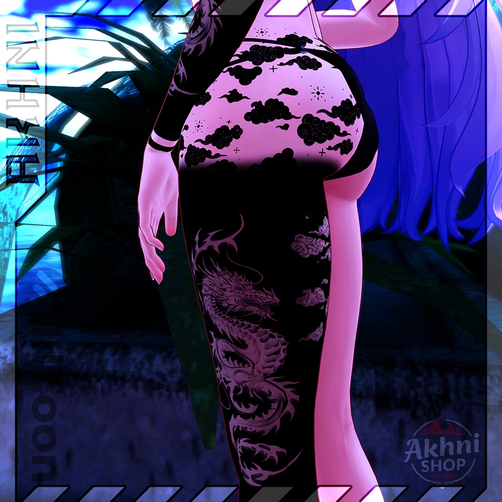 Dragon Blackout Tattoos / ドラゴン・ブラックアウト・タトゥ 🐉