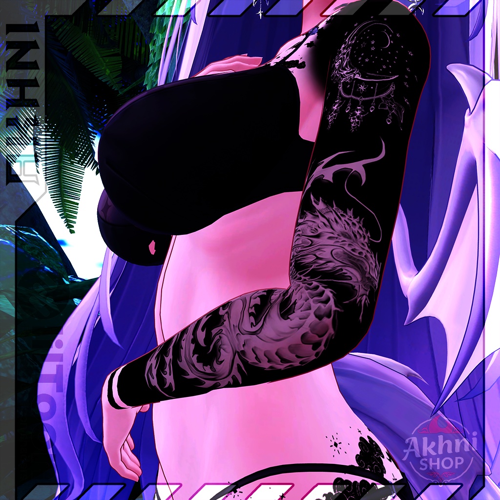 Dragon Blackout Tattoos / ドラゴン・ブラックアウト・タトゥ 🐉