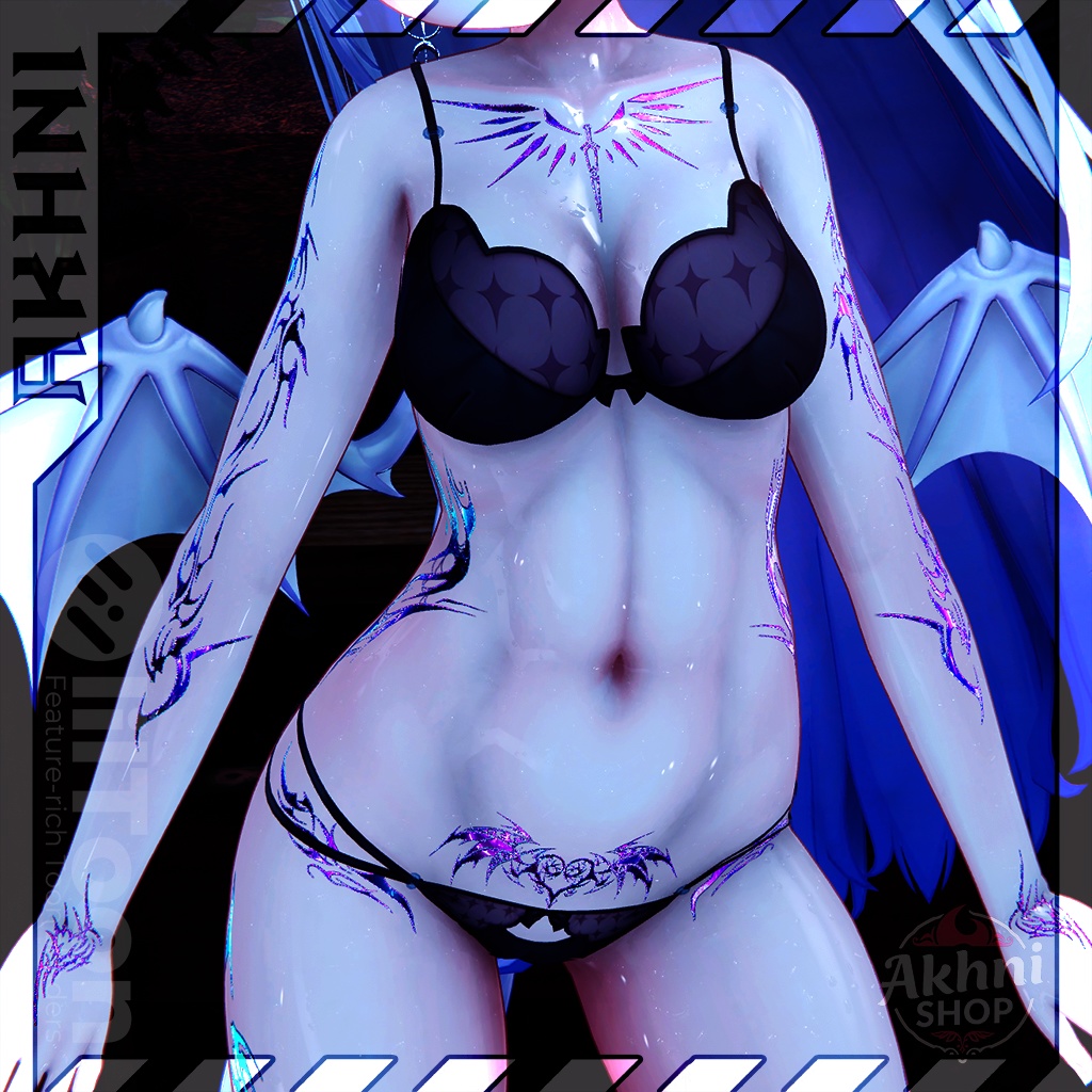 Succubus Warrior Tattoos / サキュバス・ウォリアー 💗🗡️