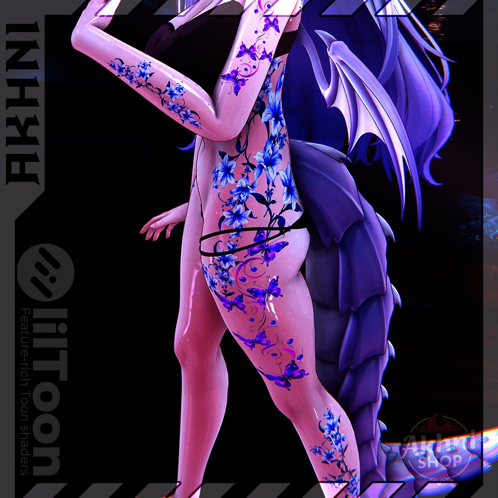 Flower of the Moonlit Sky Tattoos / 月夜の花 🌺🌙