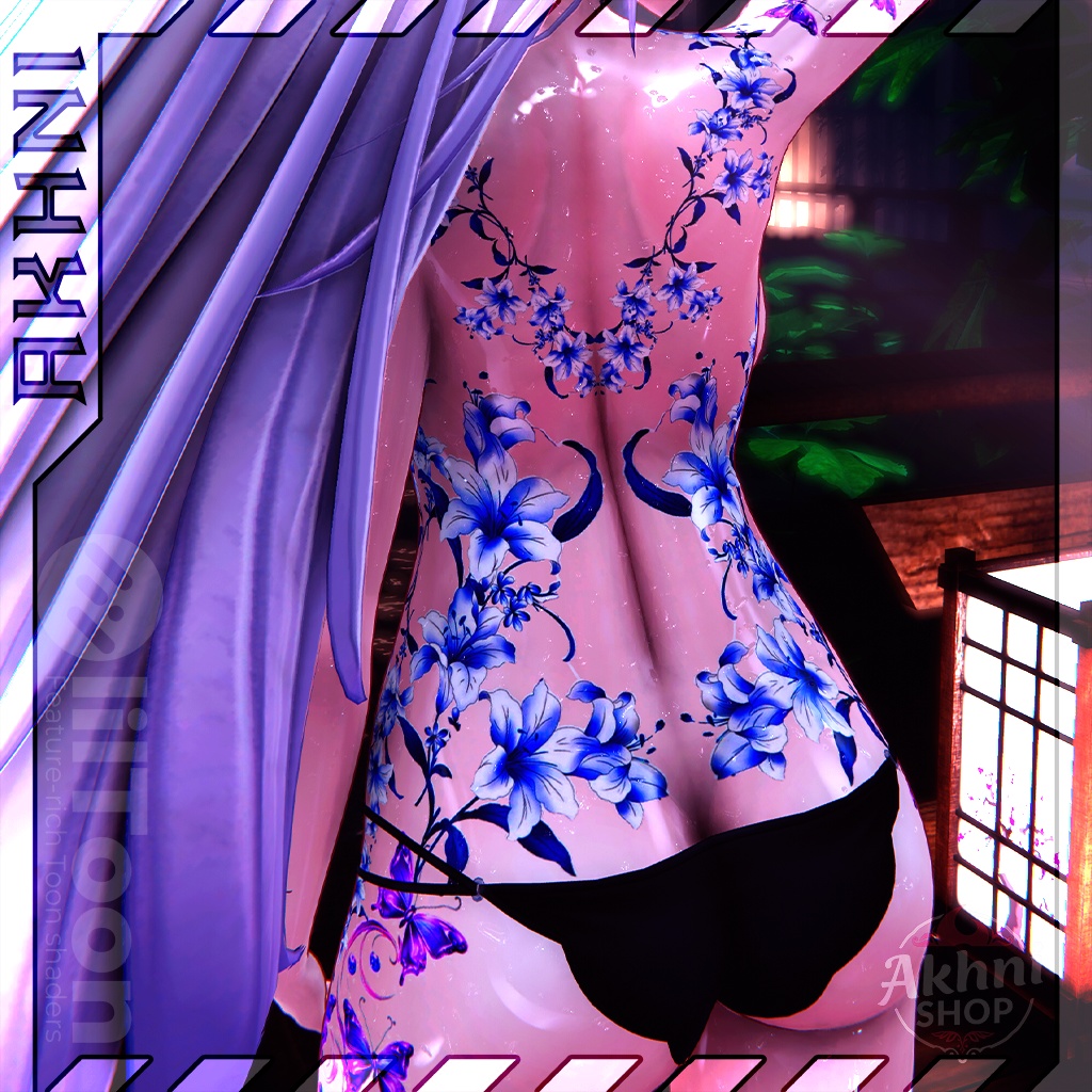 Flower of the Moonlit Sky Tattoos / 月夜の花 🌺🌙