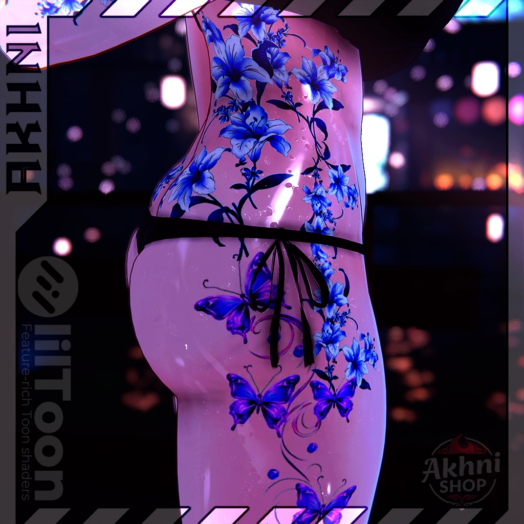 Flower of the Moonlit Sky Tattoos / 月夜の花 🌺🌙