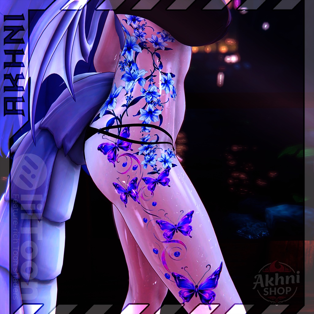 Flower of the Moonlit Sky Tattoos / 月夜の花 🌺🌙