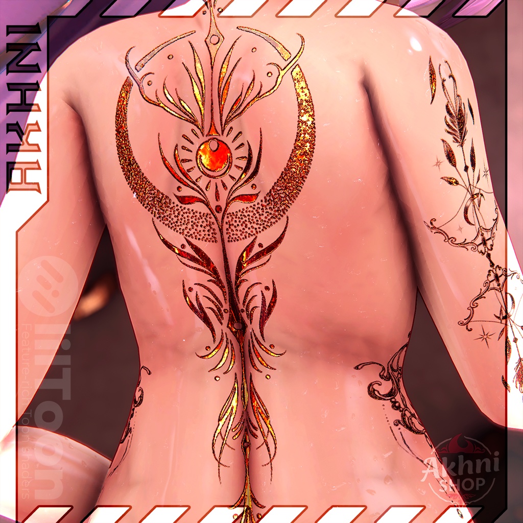 Moonlit Goddess Tattoos / 月光の女神 🌙👑