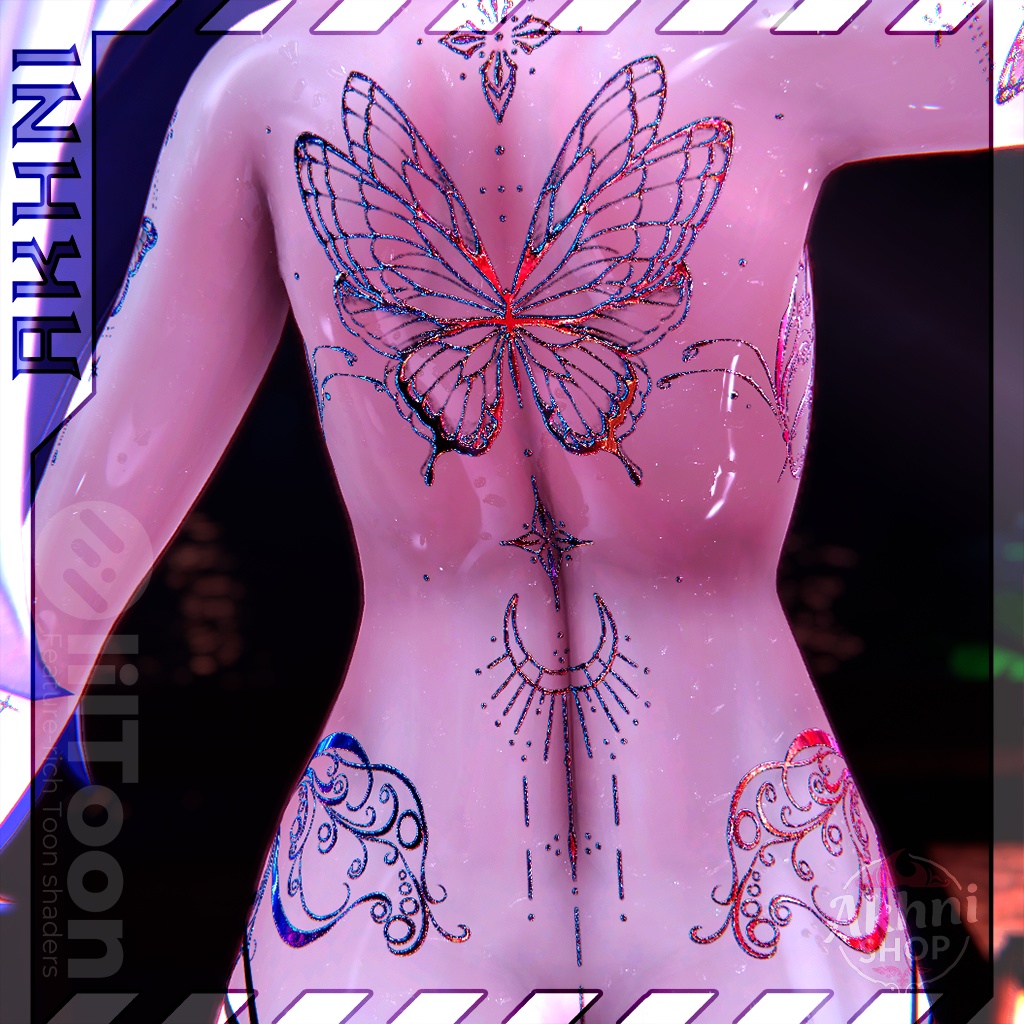 Butterfly Symphony Tattoos / 蝶の交響曲 🎶🦋