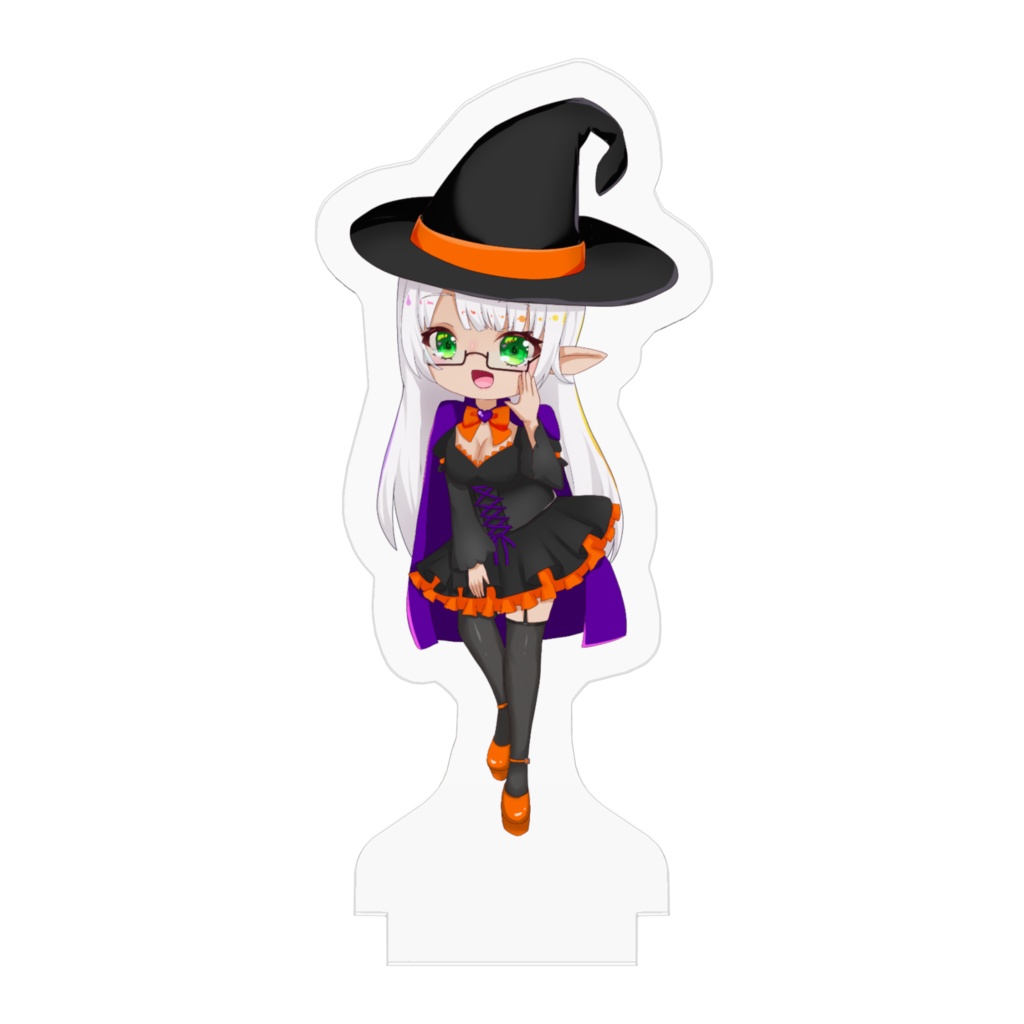 VTuber 銀髪のLevi ハロウィン 魔女コス