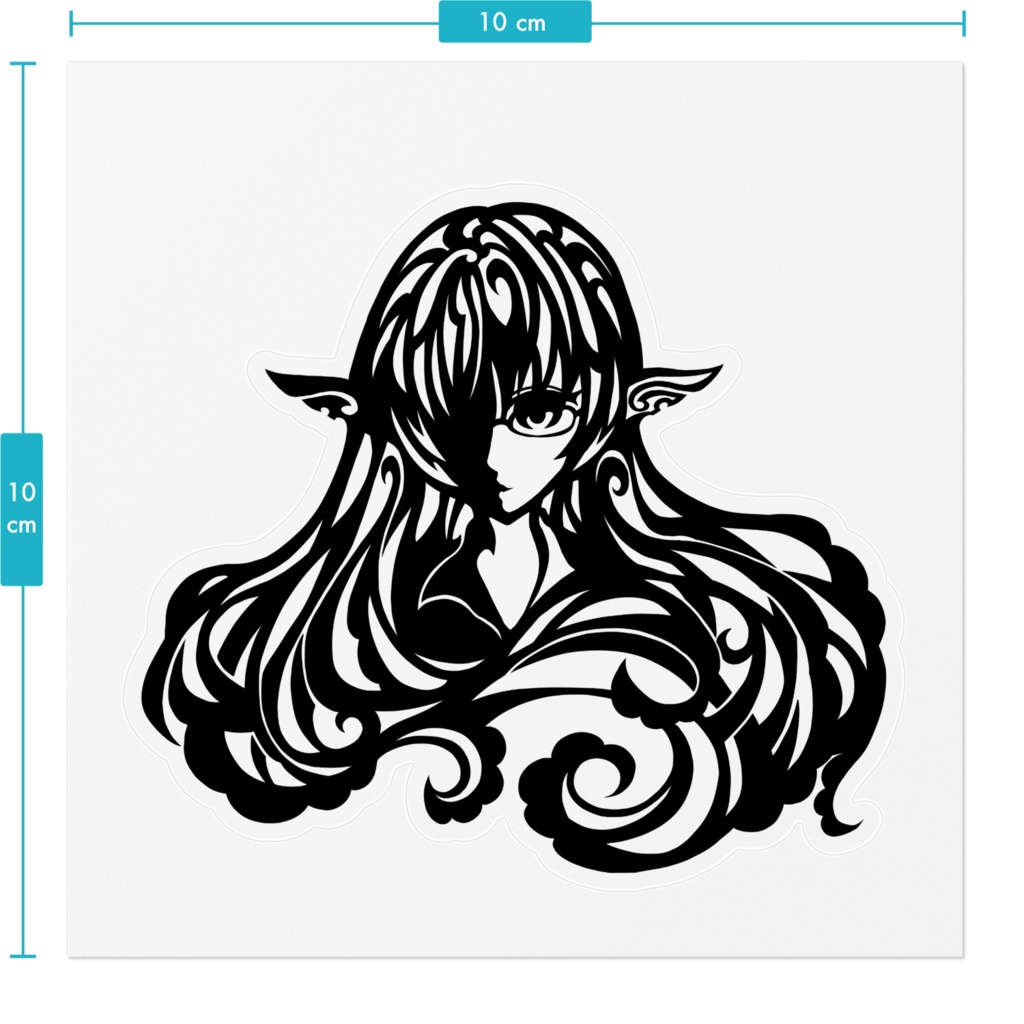 Levi トライバル調マーク Second ステッカー