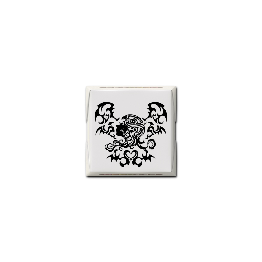 VTuber銀髪ハーフエルフLevi トライバル調ロゴ チョコレート