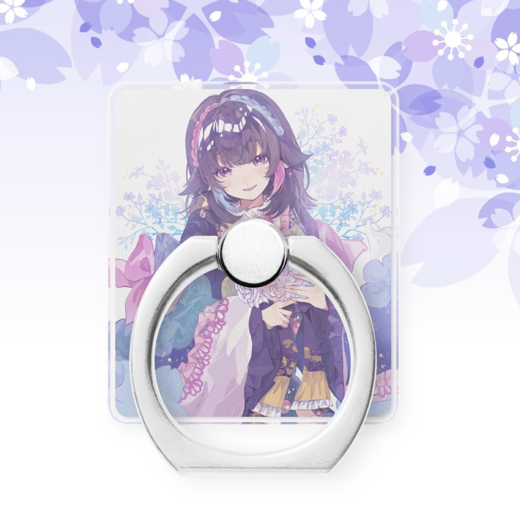 【 桜月海夜 】スマホリング_誕生日記念2024