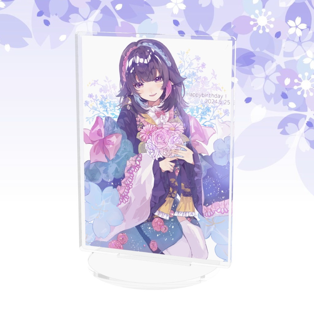 【 桜月海夜 】アクリルスタンド_誕生日記念2024