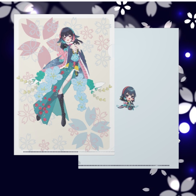 【 桜月海夜 】A4クリアファイル_誕生日記念2025