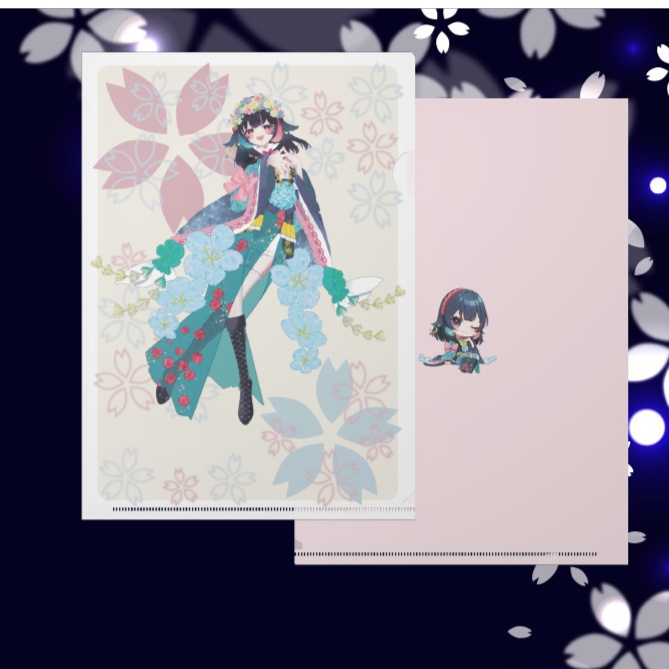 【 桜月海夜 】A4クリアファイル_誕生日記念2025