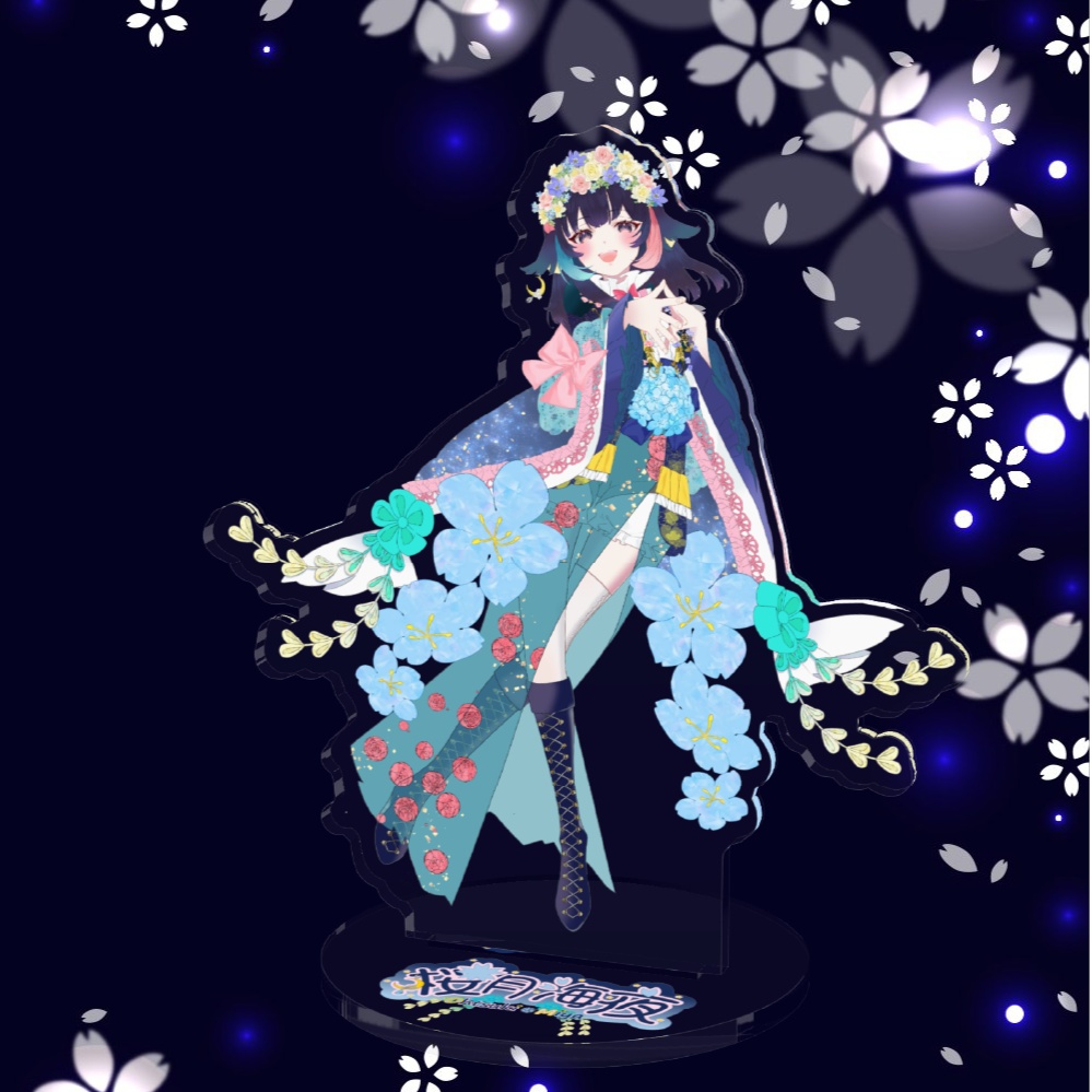 【 桜月海夜 】アクリルスタンド_誕生日記念2025