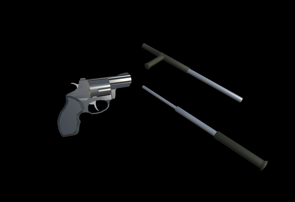 Taurus Revolver and Batons Pack