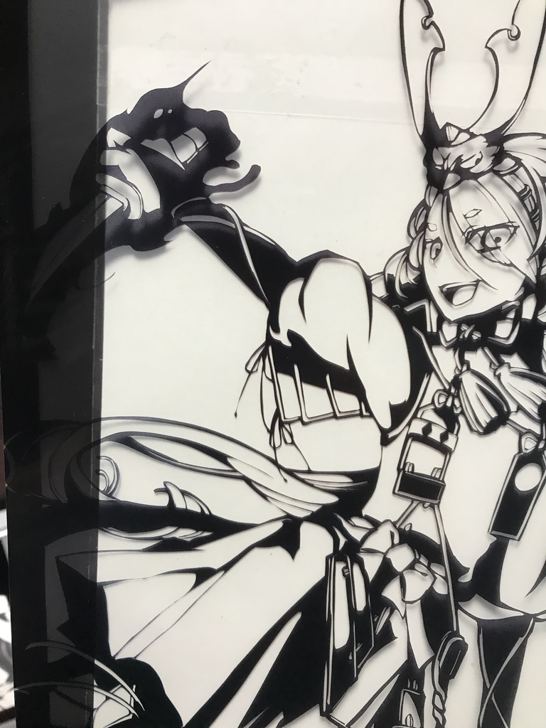 今剣 極 切り絵クリアファイル オトギゾウシ Booth