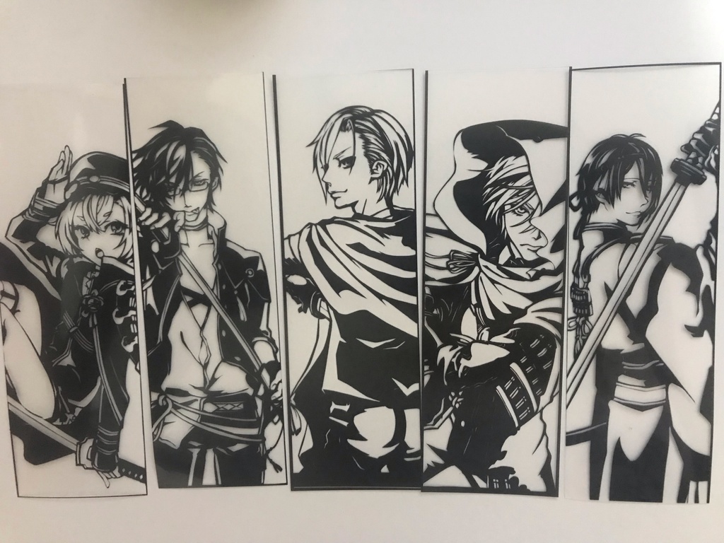 C96切り絵デザインしおり