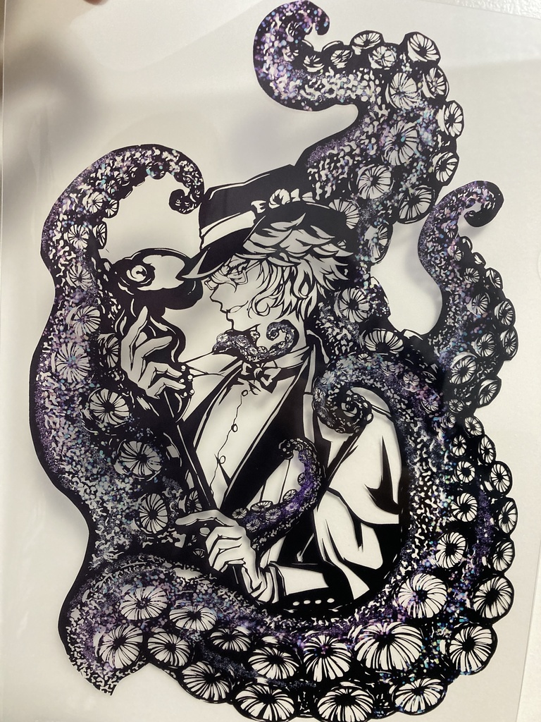 切り絵デザインクリアファイル オトギゾウシ Booth