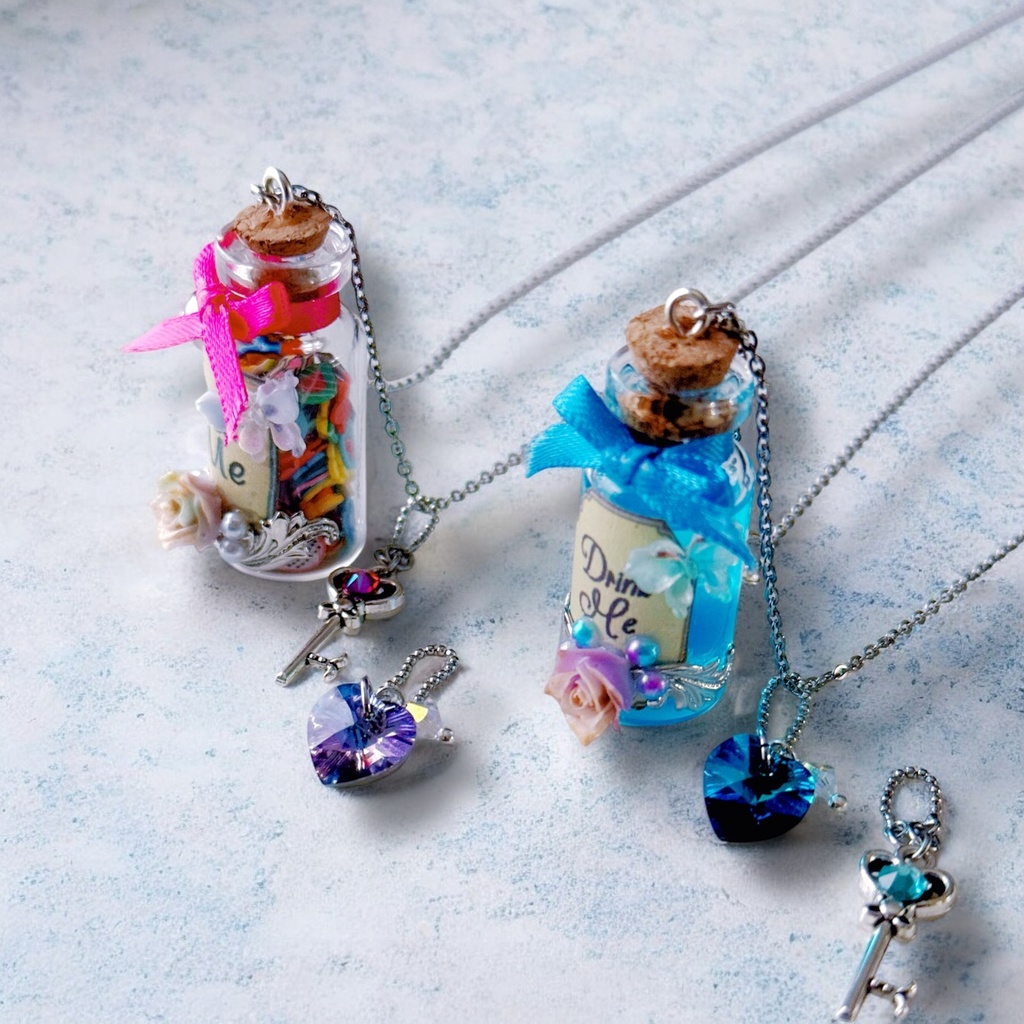 Alice Dream★【Drink Me】3wayネックレス