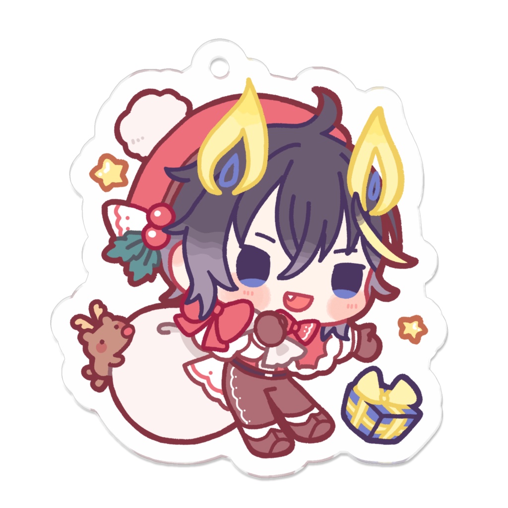 くらたアクリルキーホルダー(クリスマスVer.)