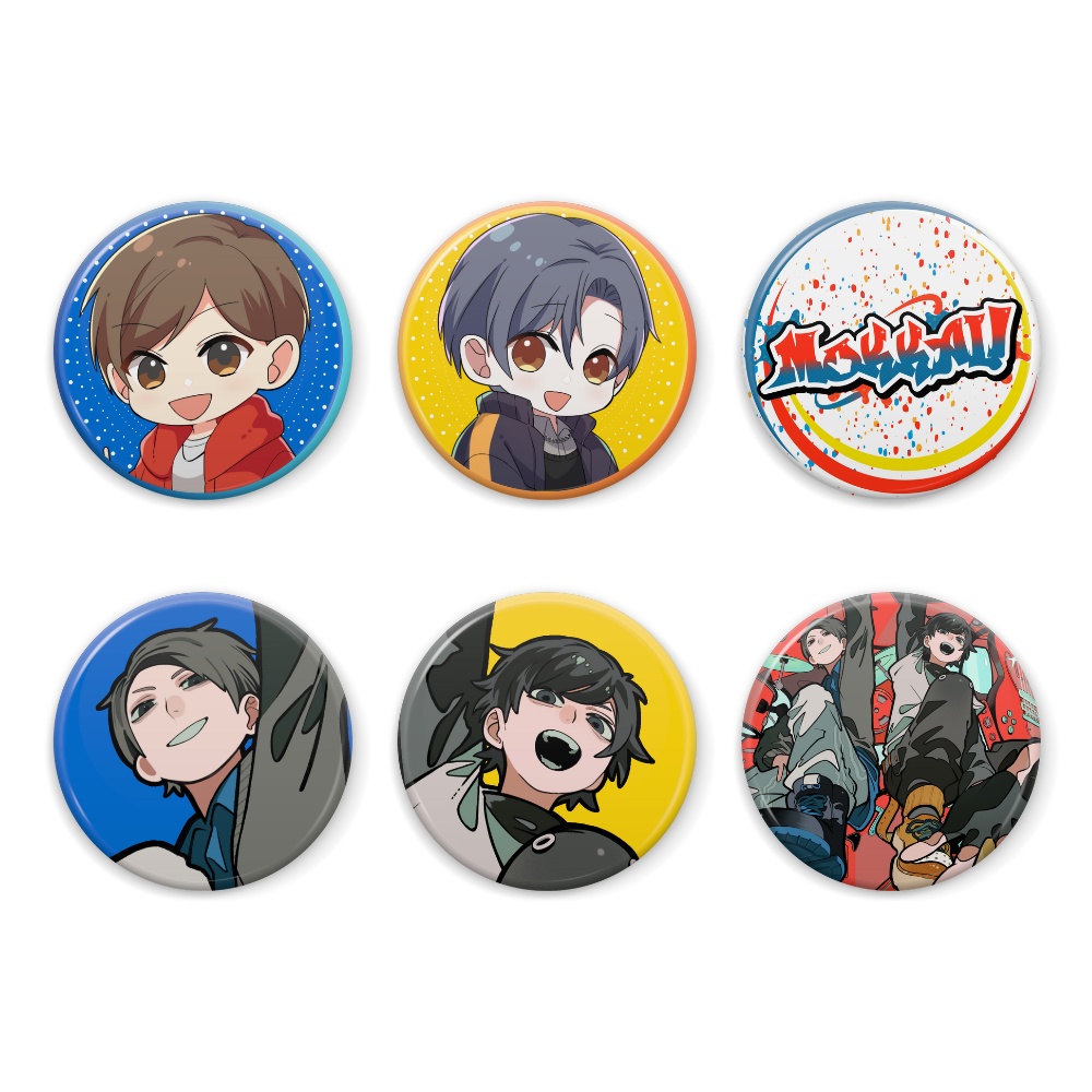 【MOKKAI！】缶バッジ(ランダム)(全6種)