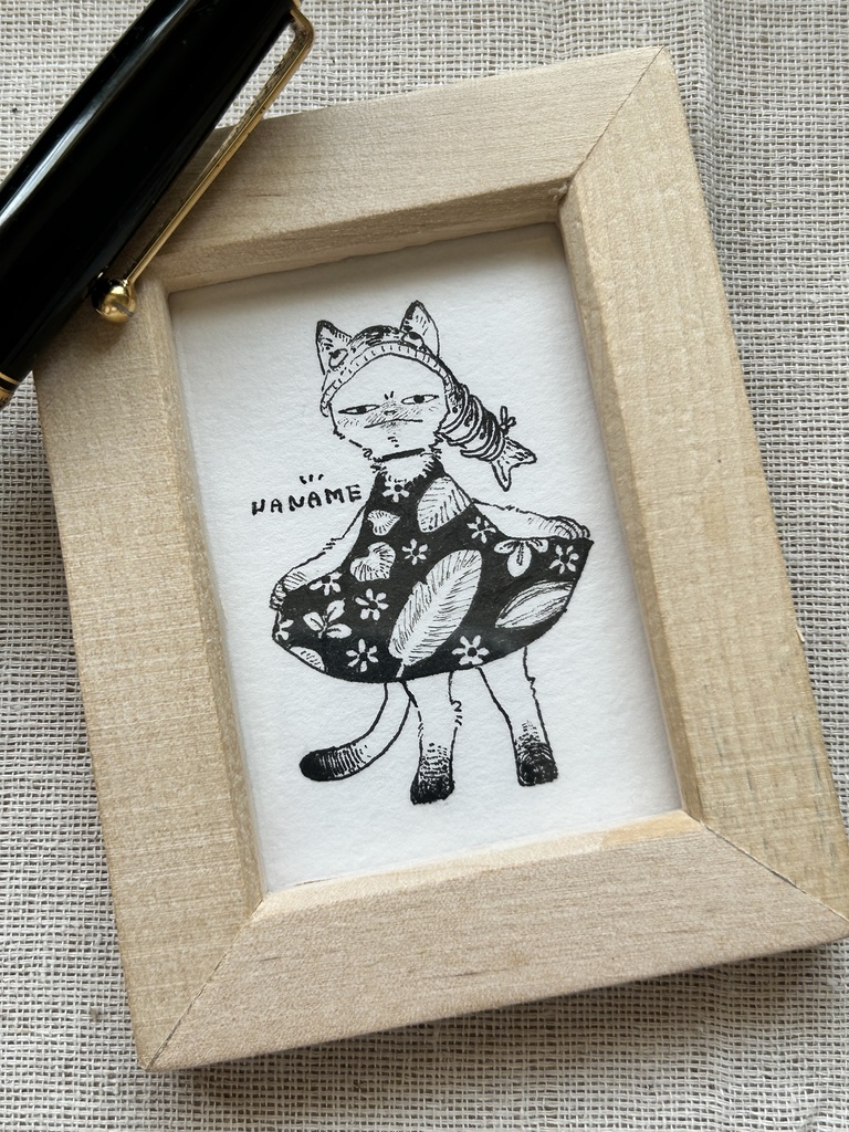ボタニカルワンピース　ナナメネコ