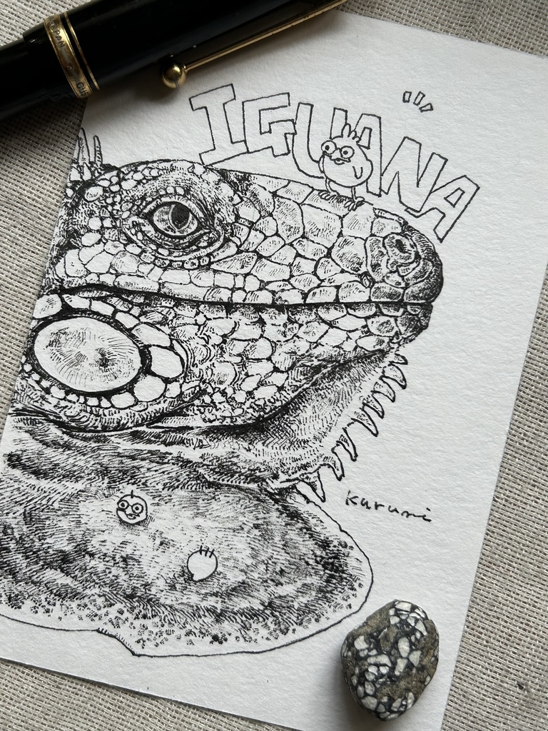 イグアナのペロペロ