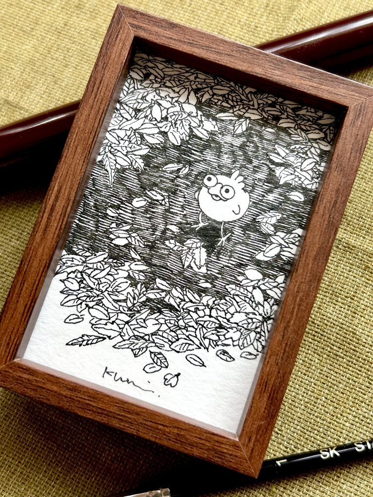 葉が落ちて