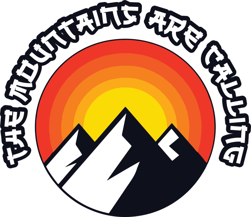 Retro Mountain Sunset Circular Adventure 2026