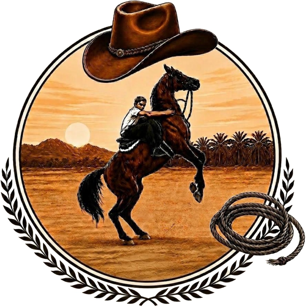 Wild West Legacy Vintage Rearing Horse Rider & Cowboy Hat Western Desert Sunset Graphic Tee Country Farm Life Rodeo Gift