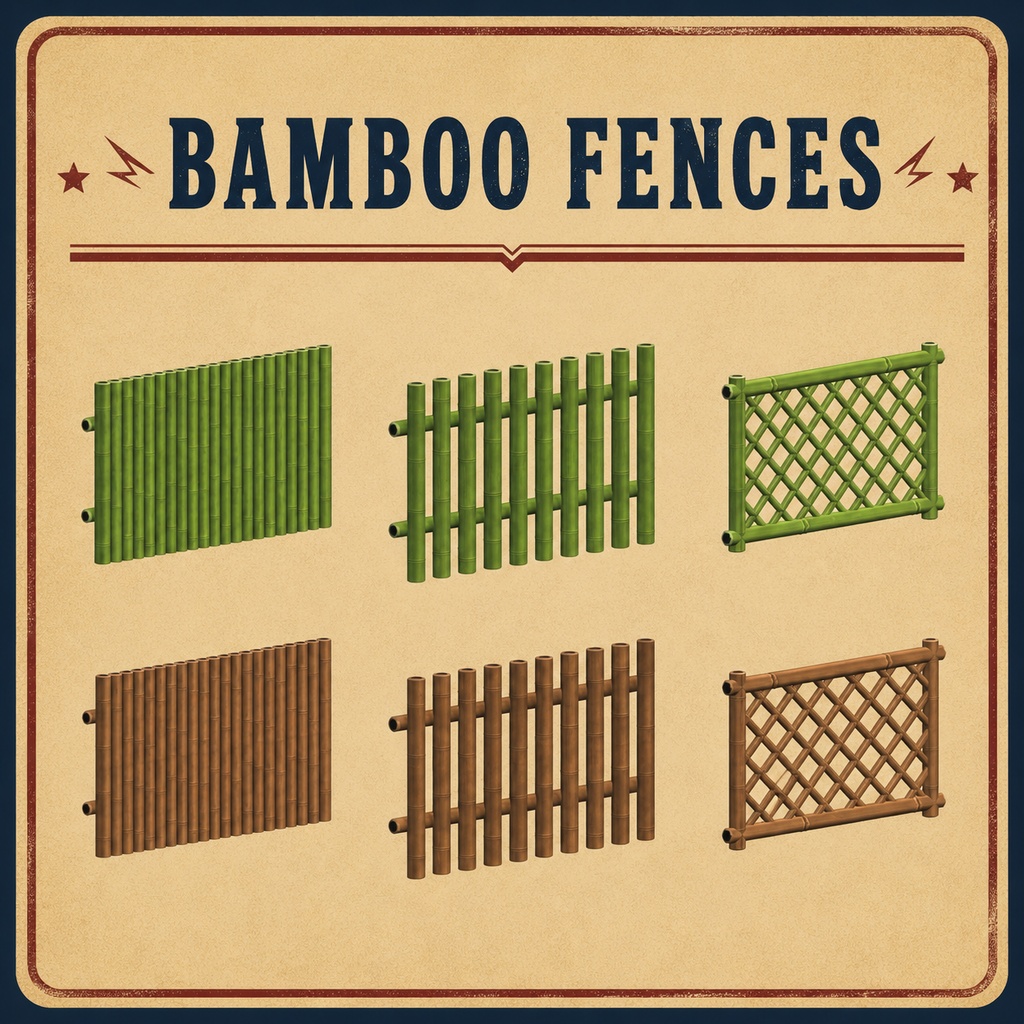 Low Poly Fences & Barriers Pack